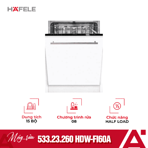 Máy rửa bát Hafele HDW-FI60A 533.23.260