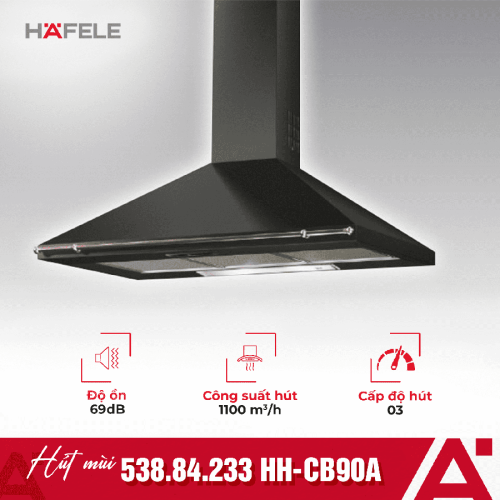 Máy hút khử mùi gắn tường Hafele HH CB90A 538.84.233