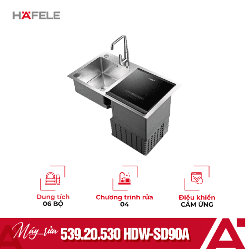 Máy rửa bát liền chậu Hafele HDW-SD90A 539.20.530