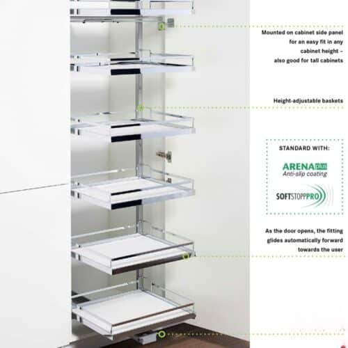 Kệ đựng thực phẩm 5 tầng Kesseböhmer Tandem Solo Hafele 549.77.796 4 Ảnh kệ đựng thực phẩm 5 tầng Kesseböhmer Tandem Solo Hafele 549.77.796