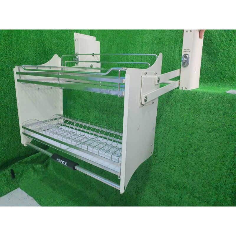 Ảnh thực tế giá bát đĩa nâng hạ Hafele 504.75.026 cho tủ rộng 900mm Ảnh thực tế giá bát đĩa nâng hạ Hafele 504.75.026 cho tủ rộng 900mm