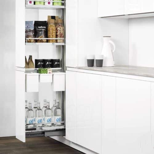 Bộ kệ tủ 6 tầng, rổ lưới DISPENSA 90 ARENA 400mm Hafele 546.54.633 3 Ảnh thực tế bộ kệ tủ 6 tầng, rổ lưới DISPENSA 90 ARENA 400mm Hafele 546.54.633