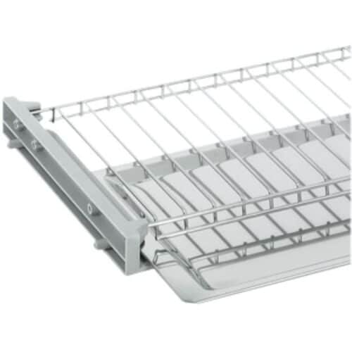 Ảnh thực tế phụ kiện tủ bếp khay hứng nước Hafele 544.01.388 đen 764x263mm