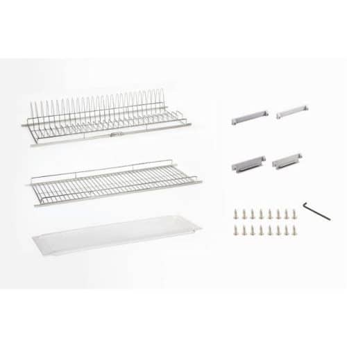 Cấu tạo giá úp bát đĩa Hafele 544.06.024 inox 304 cho tủ rộng 600mm