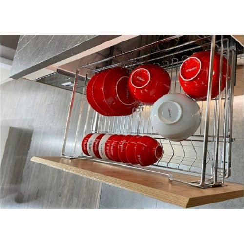 Ảnh thực tế bộ rổ chén đĩa CAPPELLA Cucina 549.08.004 Inox 304