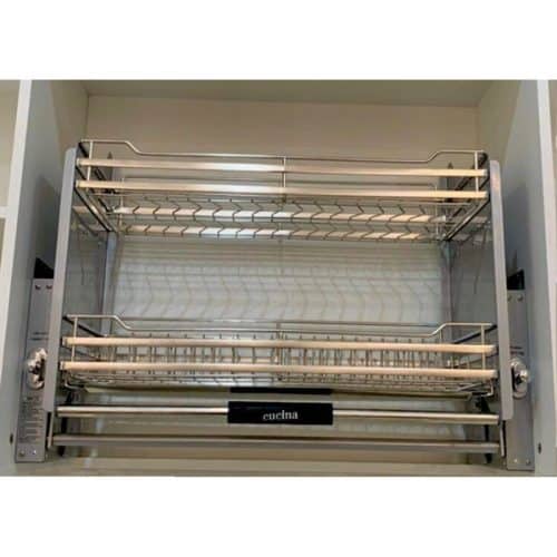 Ảnh thực tế rổ chén đĩa di động lướt dẹt LENTO Cucina 504.76.017 Inox 304