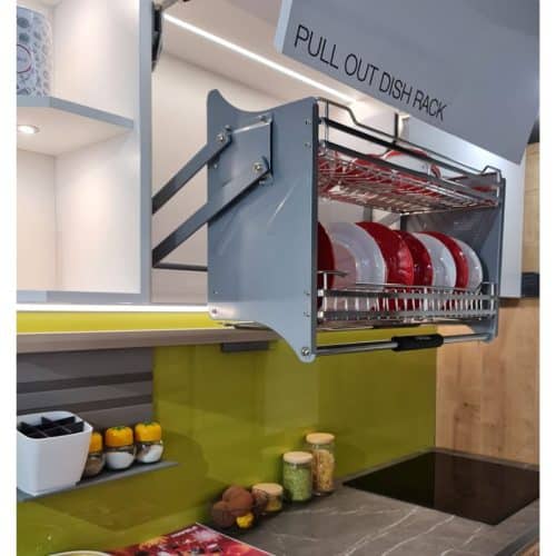 Rổ chén đĩa di động lướt tròn LENTO Cucina 504.76.205 mạ chrome 4 Ảnh thực tế rổ chén đĩa di động lướt tròn LENTO Cucina 504.76.205 mạ chrome