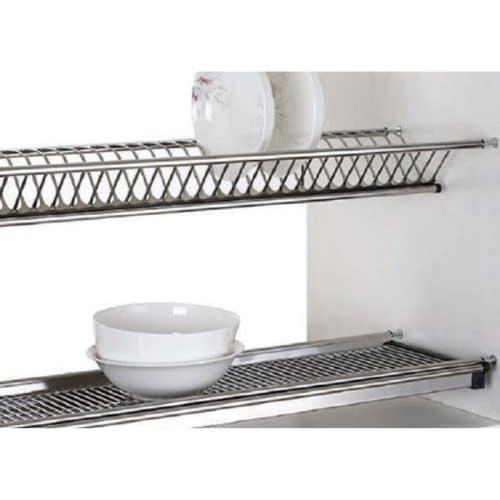 Ảnh thực tế rổ chén đĩa không khung PRESTO Hafele Cucina 544.40.027 Inox 304