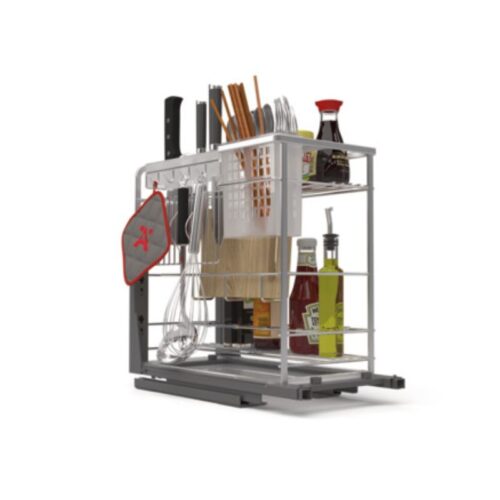 Bộ rổ dao thớt, chai lọ SONATA Cucina 549.20.014 Inox 304