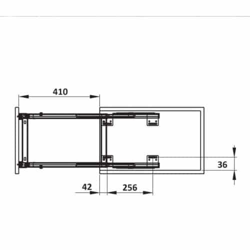 Lắp đặt bộ rổ gia vị SONATA Cucina 549.20.233 mạ chrome