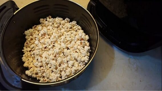 Cách làm bắp rang bơ bằng nồi chiên không dầu