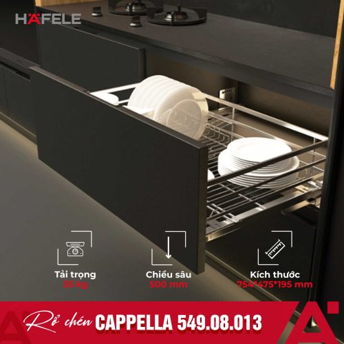 Giá bát đĩa Hafele 549.08.013 800mm