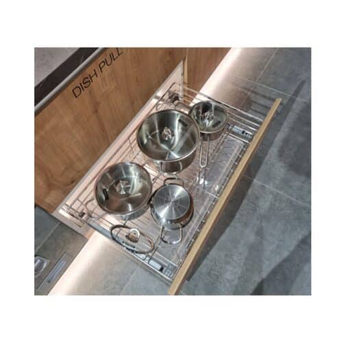 Ảnh thực tế bộ rổ xoong nồi Hafele Cappella 549.08.023 600mm