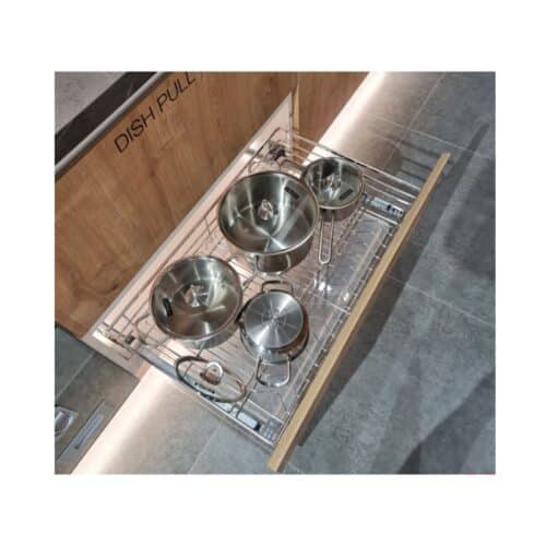 Ảnh thực tế bộ rổ xoong nồi Hafele Cappella 549.08.033 800mm