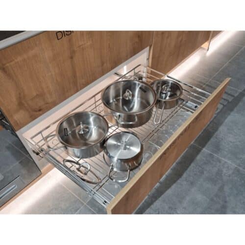 Ảnh thực tế bộ rổ xoong nồi Hafele Cappella 549.08.034 900mm