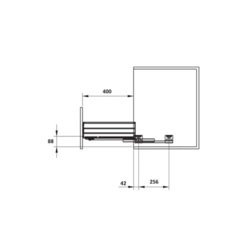 Bộ rổ bát đĩa Hafele 549.08.014 900mm