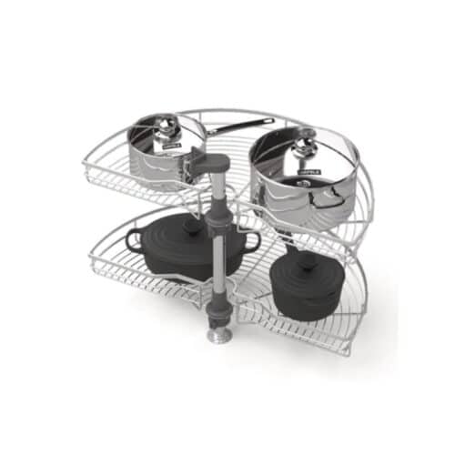 Bộ rổ góc xoay 180 độ Hafele Mezzo 548.37.001