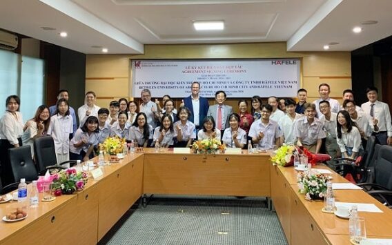 Häfele Nhập Khẩu và Trường đại học Kiến Trúc TPHCM ký kết hợp tác đào tạo
