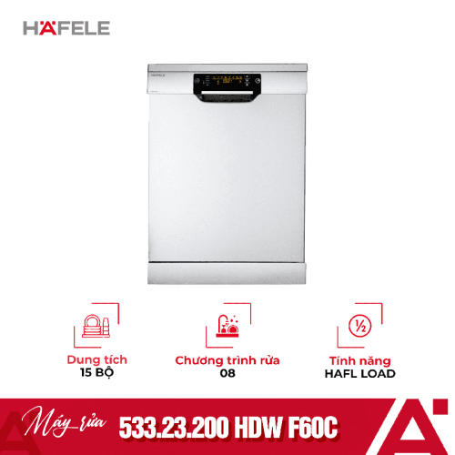 Máy rửa chén bát độc lập Hafele HDW F60C 533.23.200