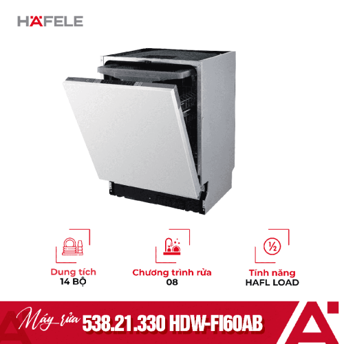 Máy rửa bát âm tủ Hafele HDW-FI60AB 538.21.330