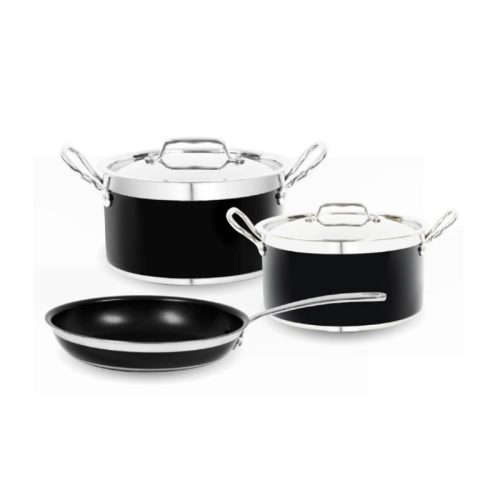 Bộ nồi chảo Hafele 531.08.043 màu đen