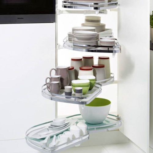 Bộ Rổ Góc Lemans II Xoay Phải Hafele 541.32.672