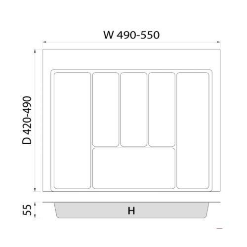 Khay chia tủ bếp Hafele 600mm Imundex 7 806 938 3 Kích thước khay chia tủ bếp Hafele 600mm Imundex 7 806 938