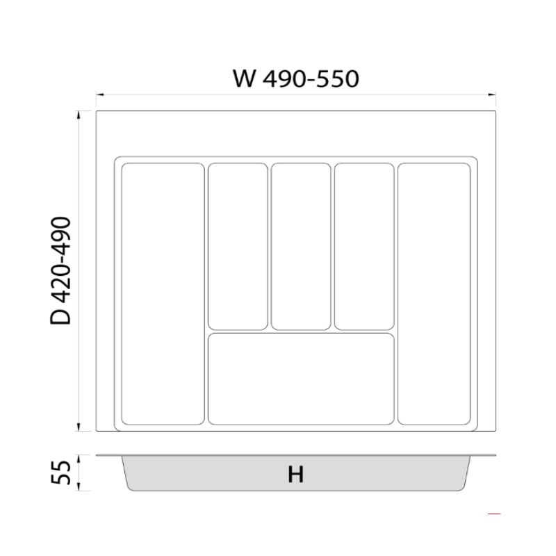 Kích thước khay chia tủ bếp Hafele 600mm Imundex 7 806 938 Kích thước khay chia tủ bếp Hafele 600mm Imundex 7 806 938