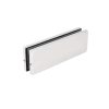 Kẹp kính dưới inox mờ Hafele 981.50.010
