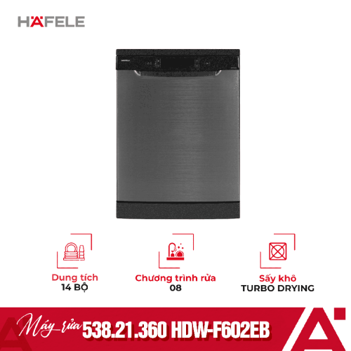 Máy rửa chén độc lập Hafele HDW-F602EB 538.21.360