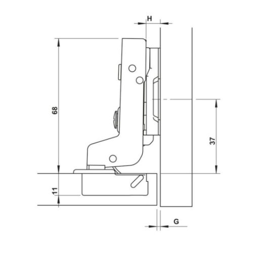 kich thuoc ban le giam chan lot long dyi inox 304 hafele 315 07 115